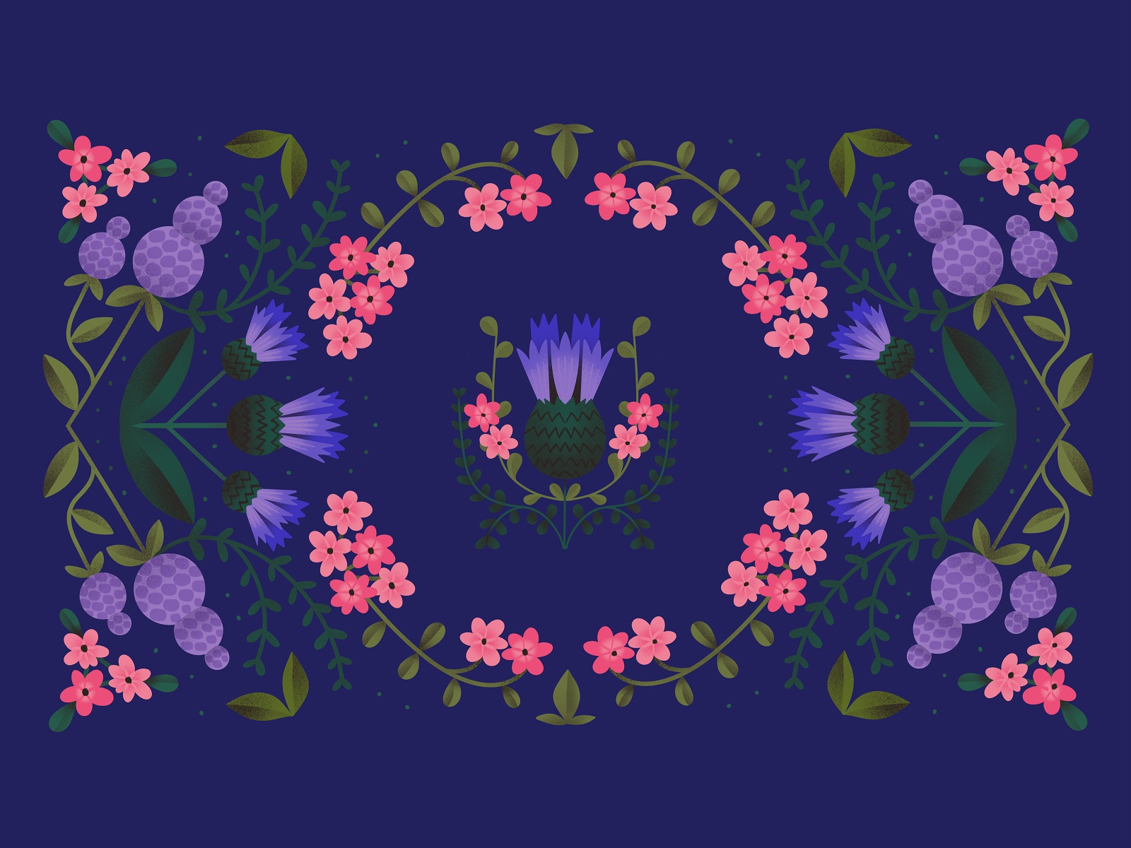 Abstract geometric composition representing herbal tea brewing system with modular data cards